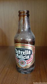 Collectable Beer: ESTRELLA GALICIA BOTELLA CERVEZA VACIA 2O CL ANTIGÜEDADES COLISEVM